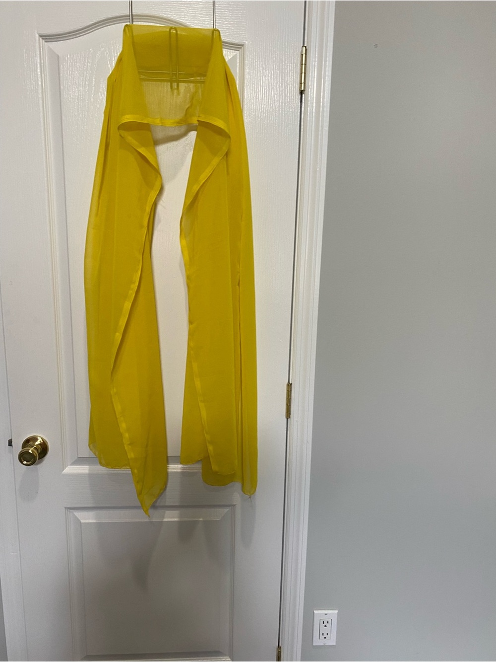 Bright Yellow dupata or scarf